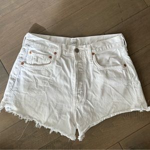 Citizen of Humanity Marlow White Jean shorts